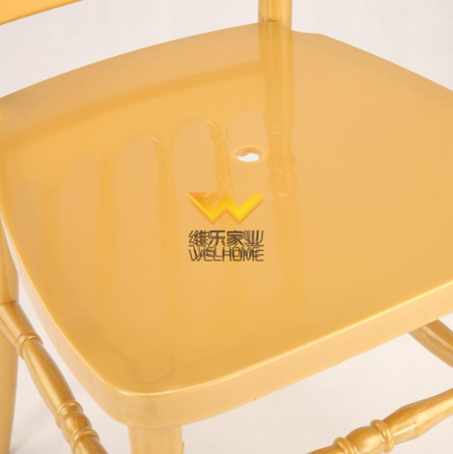 Yellow acrylic Napoleon Chair for wedding/event